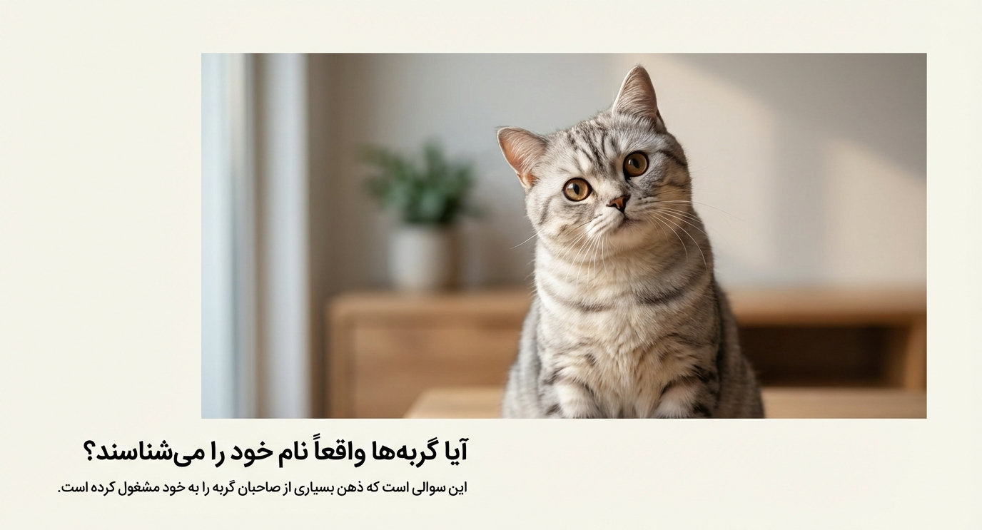 آیا گربه‌ها نام خود را می‌شناسند؟
