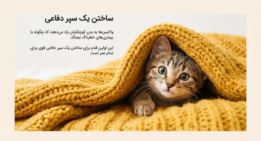 برنامه واکسیناسیون بچه گربه