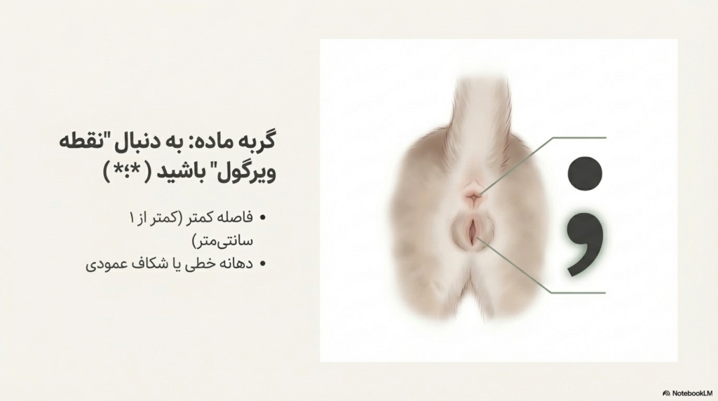 راهنمای کامل تعیین جنسیت بچه گربه 3 تعیین جنسیت بچه گربه