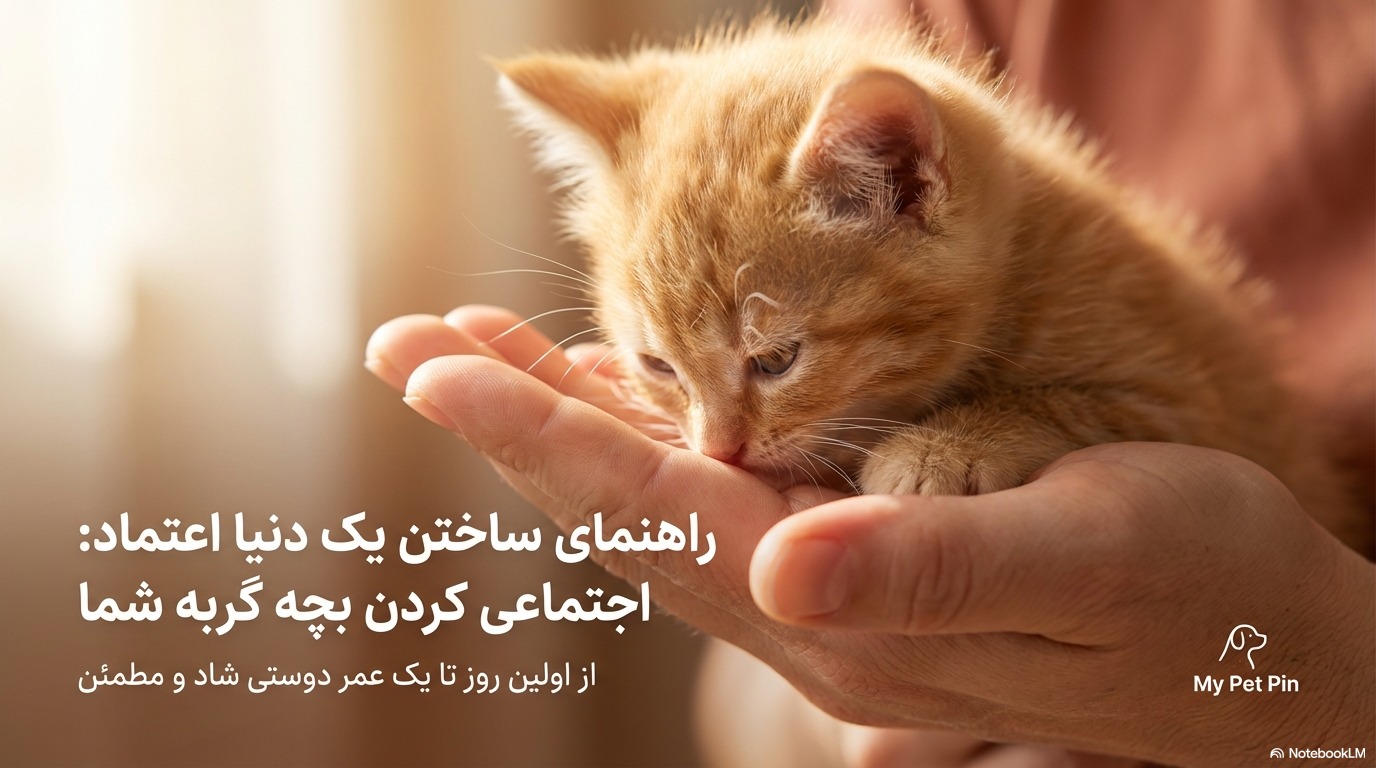 راهنمای کامل اجتماعی کردن بچه گربه