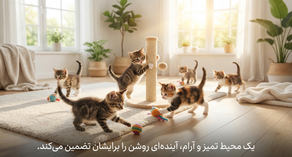 عفونت چشم در گربه‌های نوزاد