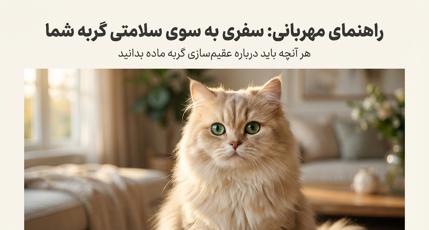 عقیم‌سازی گربه ماده