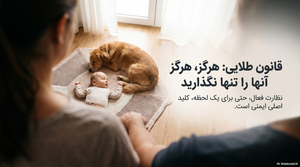 راهنمای جامع معرفی سگ به نوزاد 4 معرفی سگ به نوزاد