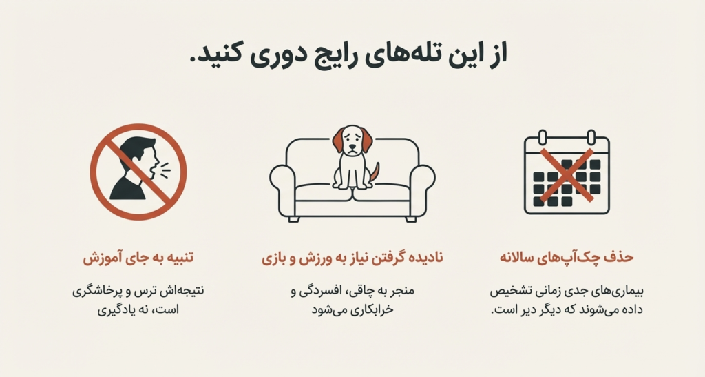 راهنمای کامل نگهداری از سگ در خانه (۱۴۰۴ / ۲۰۲۵) 12 نگهداری سگ