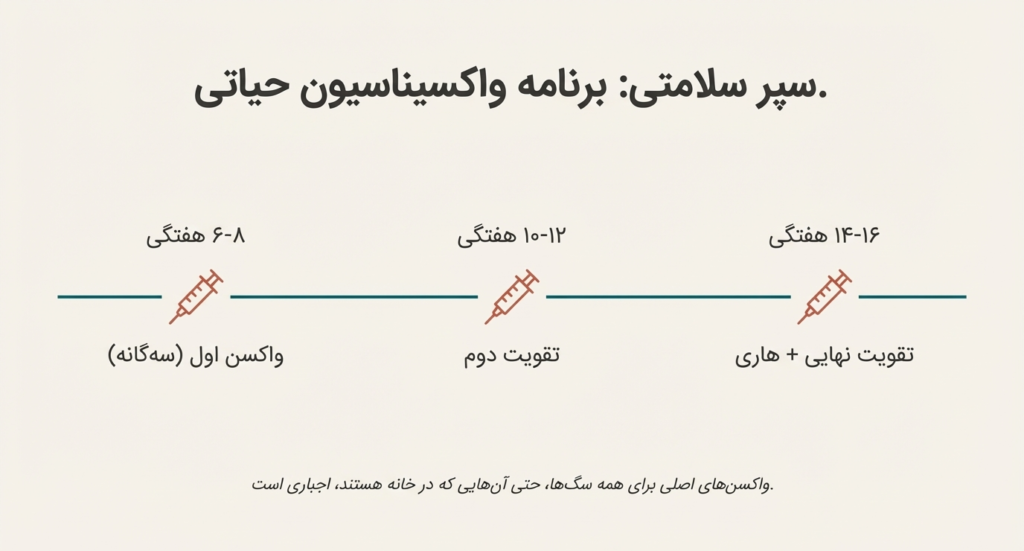 راهنمای کامل نگهداری از سگ در خانه (۱۴۰۴ / ۲۰۲۵) 6 نگهداری سگ