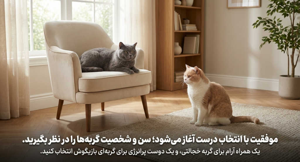 گربه‌ها چگونه دوست می‌شوند؟