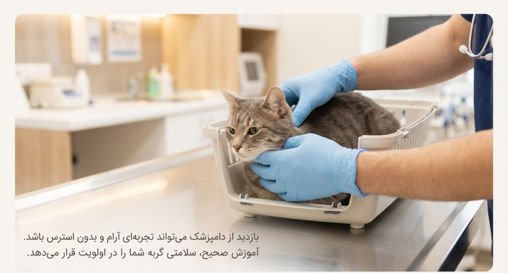 عادت دادن گربه به کریر