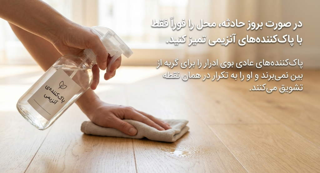 آموزش دستشویی رفتن بچه گربه 7 آموزش دستشویی رفتن بچه گربه