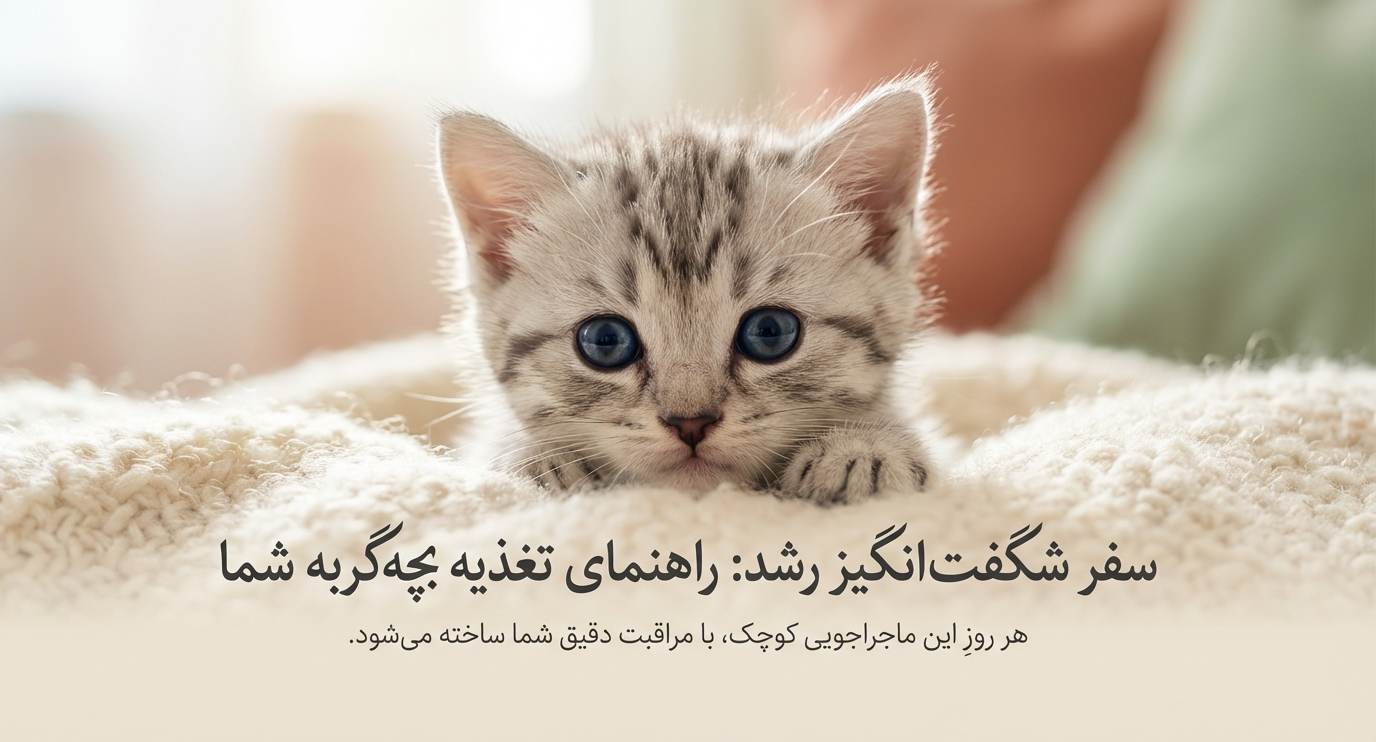 تغذیه در بچه گربه