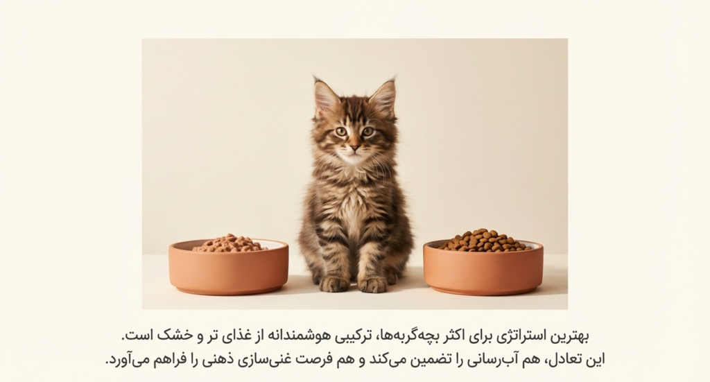 تغذیه در بچه گربه 6 تغذیه در بچه گربه