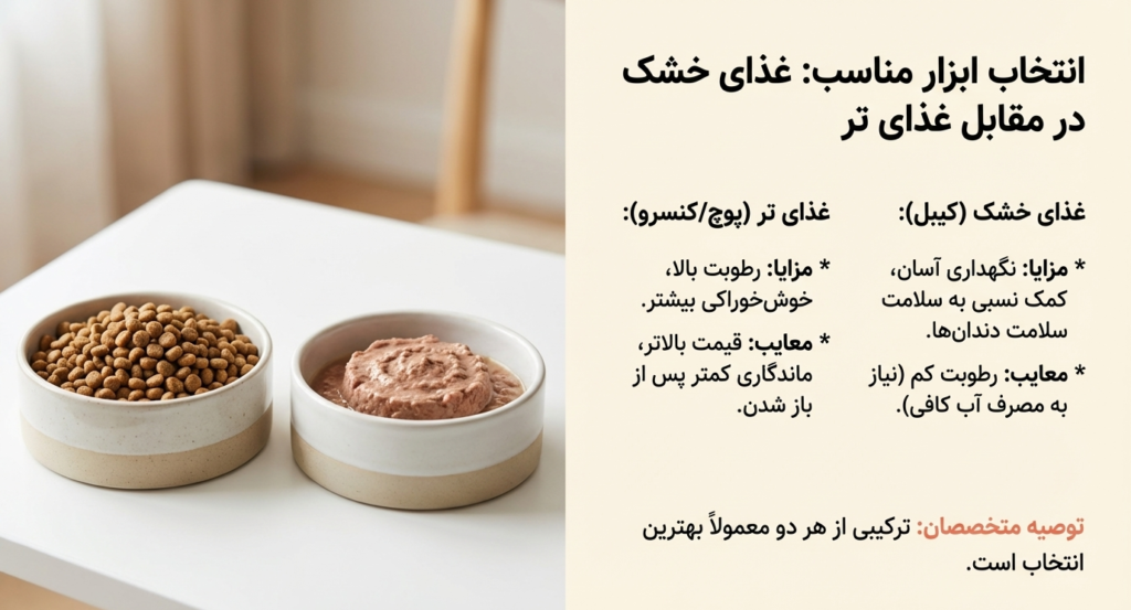 بهترین غذای مناسب بچه گربه | راهنمای جامع تغذیه سالم از تولد تا بلوغ 6 غذای مناسب بچه گربه