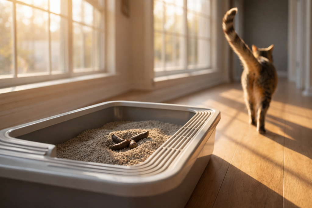 چرا گربه مدفوعش را دفن می‌کند؟