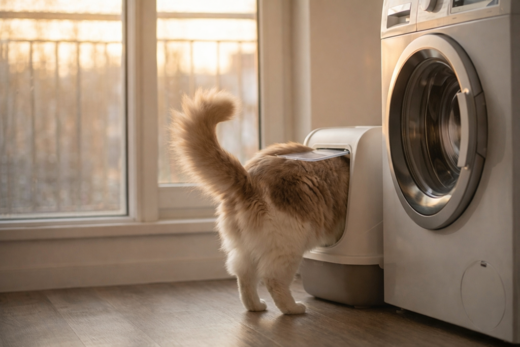 چرا گربه مدفوعش را دفن می‌کند؟