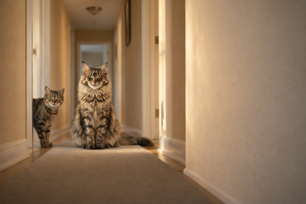 چرا گربه مدفوعش را دفن می‌کند؟