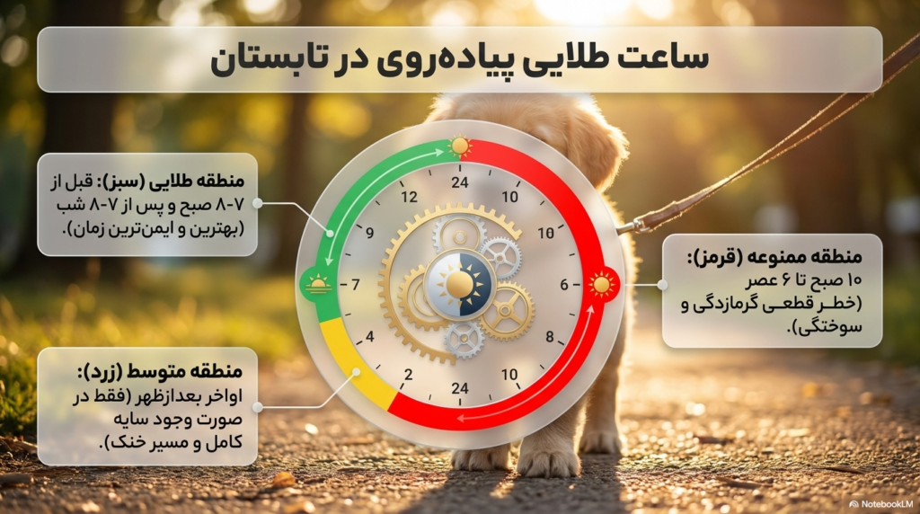 پیاده روی توله سگ در هوای گرم تابستان 2 گرمازدگی در سگ ها