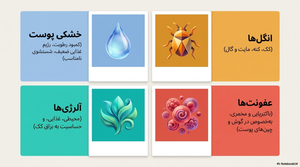 خارش توله سگ