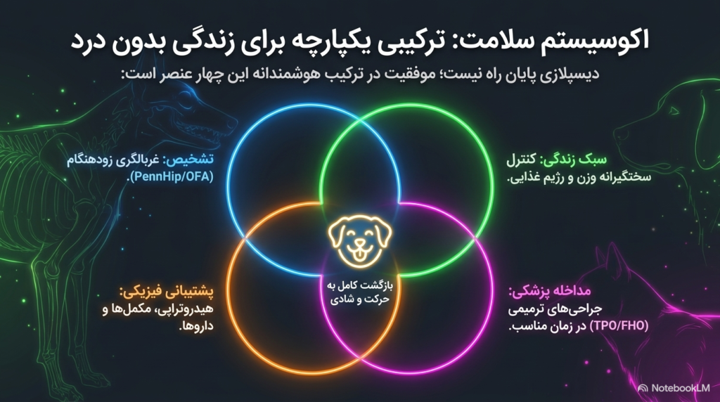 علائم در رفتگی مفصل ران در توله سگ 1 در رفتگی مفصل ران