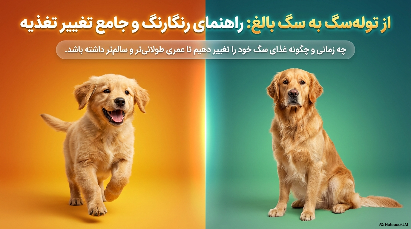 غذای توله سگ