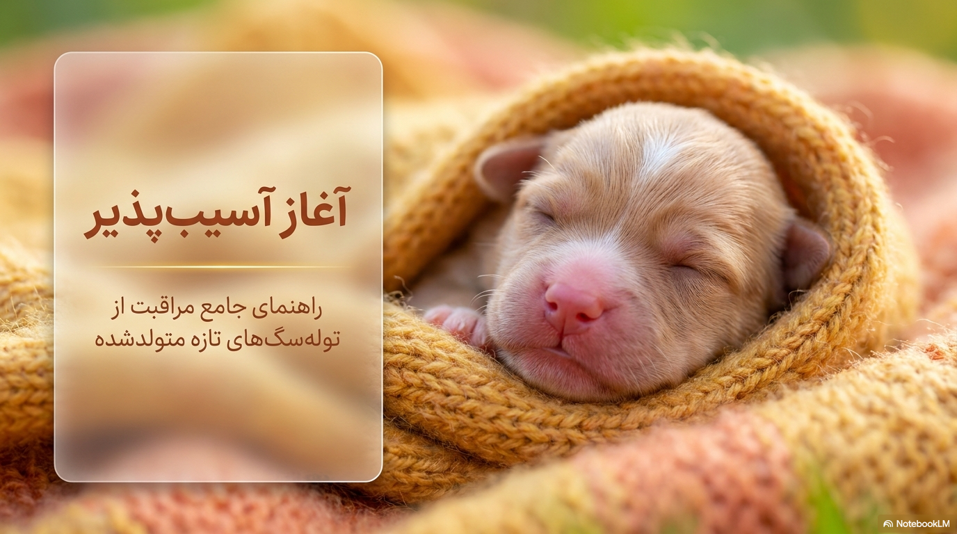توله سگ نوزاد