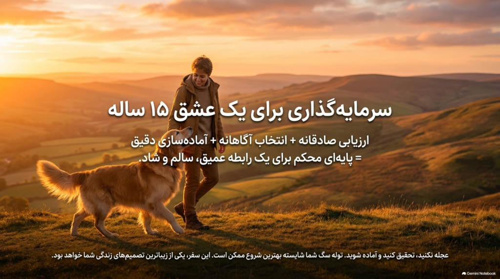 قبل از ورود توله سگ