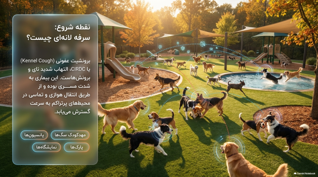 سرفه ی توله سگ