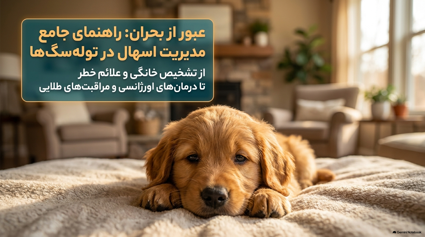 اسهال توله سگ