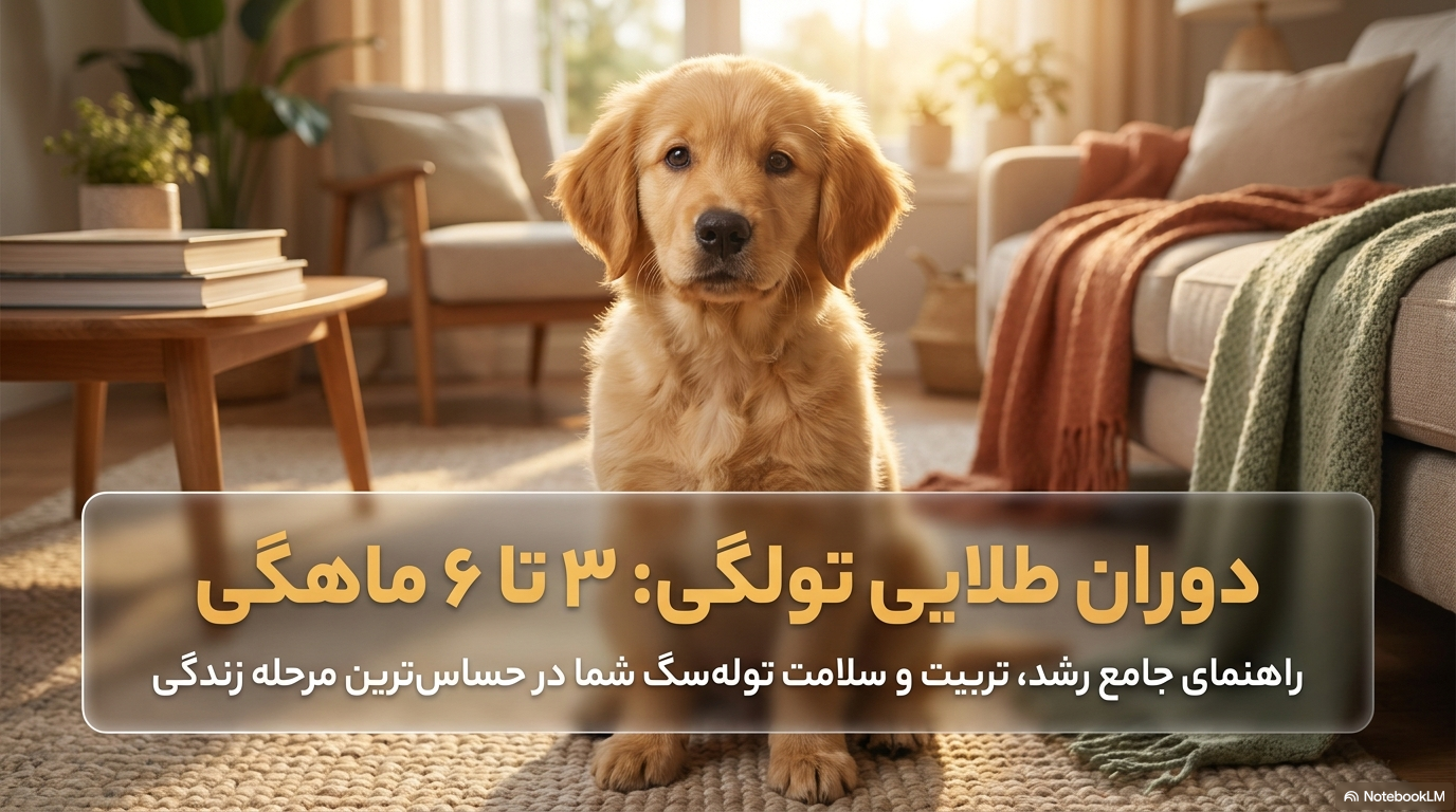 توله سگ سه ماهه